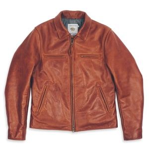 Taylor Stitch Moto Jacket - Whiskey Steerhide